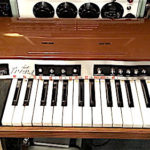 vintage keyboard organ drum machine