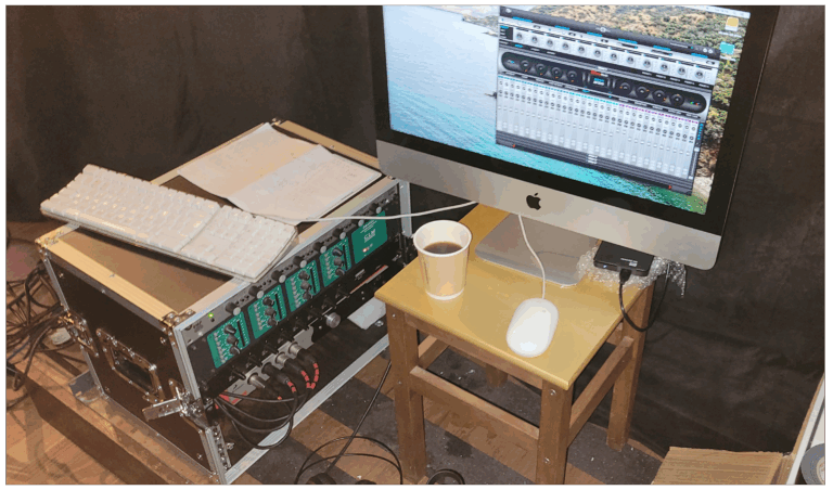 recording live drums band vocals