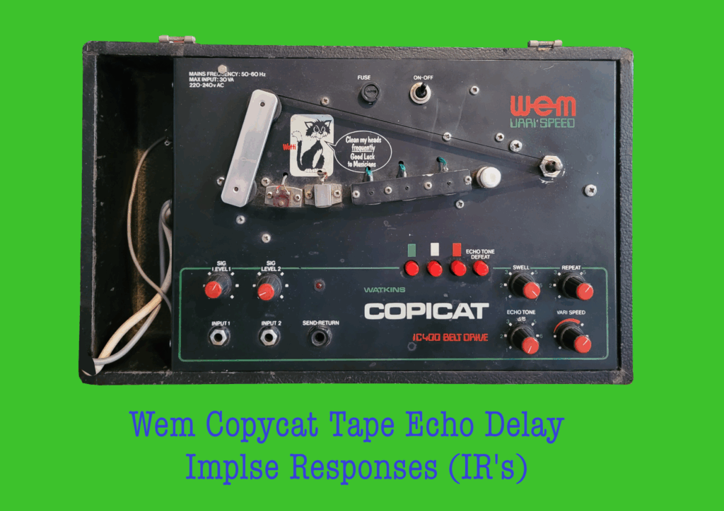 tape delay echo ir impulse response best producer